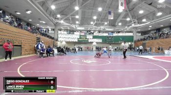 120 lbs Cons. Round 2 - Diego Gonzalez, Rbv vs Lance Irmen, Rancho Bernardo