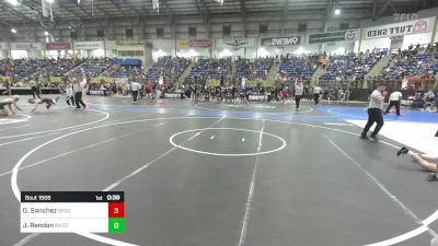 116 lbs Consi Of 16 #1 - Gianna Sanchez, Wiggins Wrestling vs Juliana Rendon, Antonito