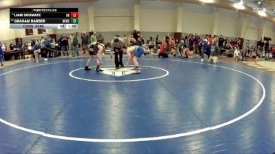 117 lbs Cons. Semi - Graham Barber, New Kent Wrestling Club vs Liam Shumate, Rural Retreat