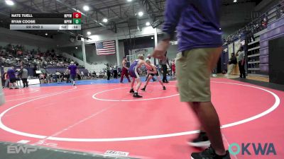 70-88 lbs Rr Rnd 5 - Nate Tuell, Mannford Pirate Youth Wrestling vs Ryan Coose, Mannford Pirate Youth Wrestling