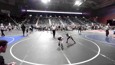 50 lbs Semifinal - Nalu Sylva, Sturgis Youth WC vs Korban Grant, Athlos Wrestling