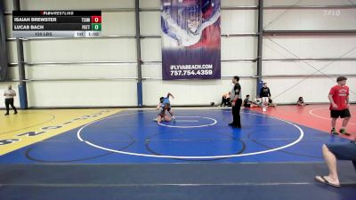 120 lbs Rr Rnd 3 - Isaiah Brewster, Team Germantown vs Lucas Bach, Patton Trained Blue