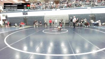 77 lbs Cons. Semi - Lazaro Ramirez, 208 Badgers Wrestling Club vs Jaeger Salcedo, Sandpoint Legacy Wrestling Club