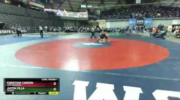 1 lbs Cons. Round 1 - Justin Filla, Toledo vs Christian Carson, Lake Roosevelt