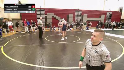 132 lbs Round Of 16 - Sean Franco, Derby/Oxford/Holy Cross vs Adrian Cruz, Foran