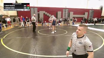 132 lbs Round Of 16 - Sean Franco, Derby/Oxford/Holy Cross vs Adrian Cruz, Foran