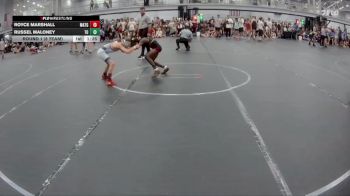 72 lbs Round 1 (8 Team) - Russel Maloney, The Outsiders vs Royce Marshall, Mat Assassins Grey