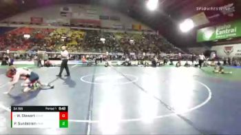 3A 106 lbs Cons. Round 2 - Wyatt Stewart, Homedale vs Paul Sundstrom, Timberlake