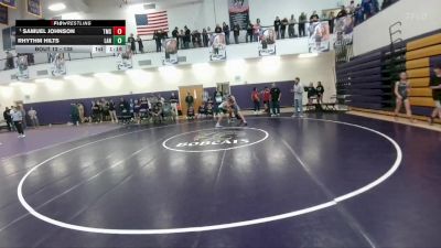 138 lbs Champ. Round 1 - Samuel Johnson, Thermopolis vs Rhythm Hilts, Lander Middle School