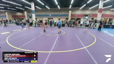 165 lbs 1st Place Match - Carter Nekvapil, COBRA ALL-STARS / Cobra Wrestling Systems LLC vs Declan Kelts, NB Elite Wrestling Club