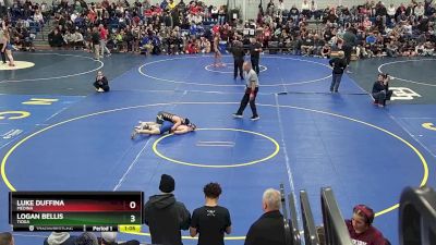 131 lbs Quarterfinal - Luke Duffina, Medina vs Logan Bellis, Tioga