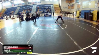 175 White Quarterfinal - JEAN HO, Cypress Creek H S vs Brayden Kahelin, Lake Gibson