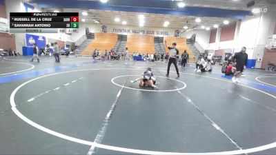 54-56 lbs Round 2 - Savannah Antonio, Socal Hammers vs Russell De La Cruz, 10th Planet Mission Viejo