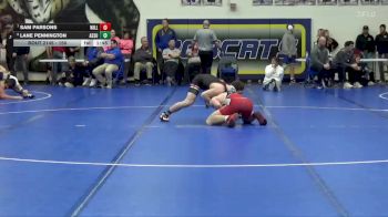 150 lbs Cons. Round 2 - Sam Parsons, Williamsburg vs Lane Pennington, Assumption, Davenport