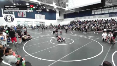 113 lbs Champ. Round 1 - Mavrik Harrell, LAWC vs Diego Garcia, El Dorado High School