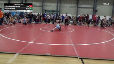93 lbs Semifinal - Coleman Beecroft, Spring Grove vs Beau Havers, Bradford