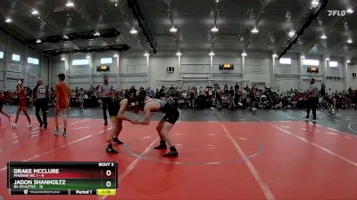 132 lbs Round 1 (6 Team) - Drake McClure, Phoenix WC 1 vs Jadon Shanholtz, 84 Athletes