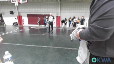 52 lbs Round Of 16 - Harrison Moser, Blackwell Wrestling Club vs Luke Emerson, Hennessey Takedown Club