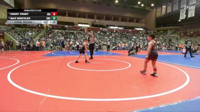 90 lbs Cons. Round 1 - Max Minckler, Bentonville Wrestling Club vs Henry Penny, Arkansas