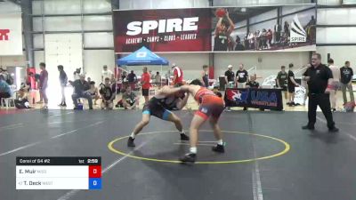 70 kg Consi Of 64 #2 - Ethan Muir, Missouri vs Thomas Deck, West Point Wrestling Club