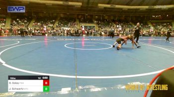 70 lbs Consi Of 8 #1 - Beckett Golay, Proving Grounds Wrestling vs Jaxx Schwartz, WTC