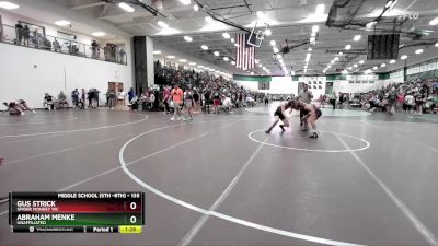 135 lbs Quarterfinal - Abraham Menke, Unaffiliated vs Gus Strick, Spider Monkey WC