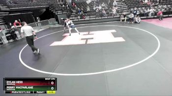 129 lbs Cons. Round 2 - Dylan Hess, Ridgeline vs Perry Macfarlane, Ridgeline