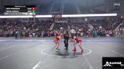 90 lbs Champ. Round 1 - Charleigh McCutchen, Tonganoxie vs Clara Collins, Abilene