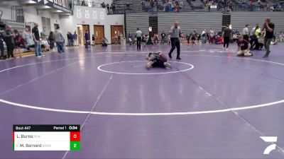 83-90 lbs Quarterfinal - Mason Barnard, RHYNO ACADEMY Of WRESTLING vs Lane Burns, PAWS Elite Wrestling