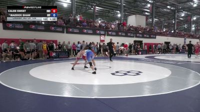 70 kg Champ. Rd Of 128 - Caleb Sweet, Bearcat Wrestling Club vs Maddox Shaw, Ohio RTC/ TMWC