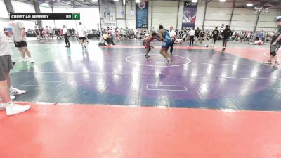 160 lbs Rr Rnd 1 - Juwon Omotso, Blue Wave 2 vs Christian Arberry, Indiana Outlaws Black