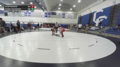 113 lbs Cons. Round 4 - Julian Bigueur, Mantanona Training Center vs Johnny Solorzano, Deep Waters RTC