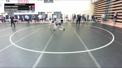 132 lbs Cons. Round 3 - Beckett Marsh, MN vs Gavin Sanders, IA