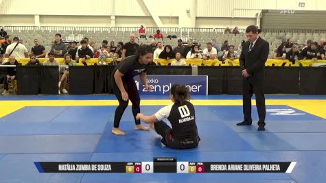 Brenda Ariane Oliveira Palheta vs Natália Zumba De Souza 2025 World IBJJF Jiu-Jitsu No-Gi Championship