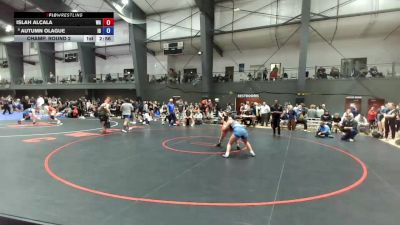 Junior Girls FS - 170 lbs Champ. Round 2 - Islah Alcala, WA vs Autumn Olague, ID