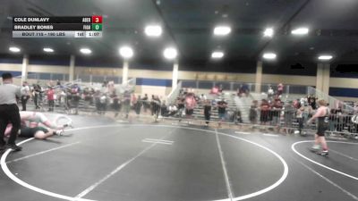 190 lbs Round Of 16 - Cole Dunlavy, Aberdeen Wrestling vs Bradley Bones, Fighting Squirrels WC