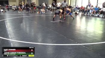 125 lbs Semifinal - Alec Sonnier, BRTC vs Justin Carson Thibodeaux, Predator Wrestling