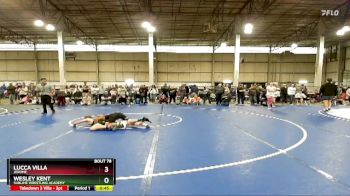 132 lbs Cons. Semi - Wesley Kent, Sublime Wrestling Academy vs Lucca Villa, Jerome