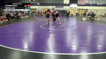 235 lbs 3rd Place Match - Elizabeth Mills, Cedar Falls vs Abigail Carr, Iowa City Liberty