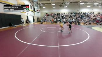 135 lbs Cons. Round 2 - Isabell James, Frenship vs Genesis Rivas Ortiz, Coppell Red