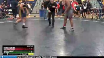 285 lbs Cons. Round 3 - Aaron Jones, West Valley (Hemet) vs Seth Elliot, Millikan