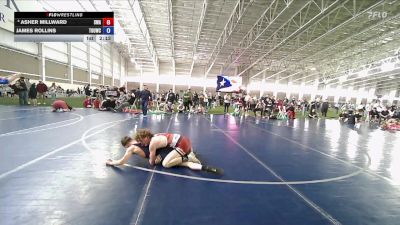 126 lbs Cons. Semi - Asher Millward, Sanderson Wrestling Academy vs James Rollins, Top Of Utah Wrestling Club