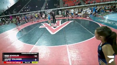 116 lbs Cross Bracket (8 Team) - Kailey Graham, Alaska vs Marley Eldred, Idaho