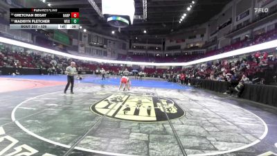 126 lbs Cons. Round 3 - Gretchan Begay, Nampa vs Madisyn Fletcher, Weiser