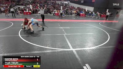 150 lbs Cons. Round 3 - Tyler Thelen, Askren Wrestling Academy vs Hunter Boyd, Spencer/Columbus