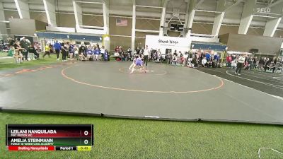 125 lbs Semifinal - Leilani Nanquilada, Mat Demon WC vs Amelia Steinmann, Force 10 Wrestling Academy