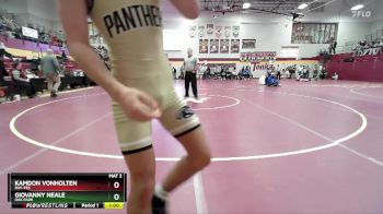 120 lbs Cons. Round 2 - Giovanny Neale, OAK PARK vs Kamdon VonHolten, RAY-PEC