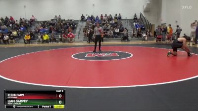 190 lbs Round 1 - Liam Garvey, New London vs Thein Saw, Ottumwa