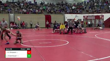 113 lbs Cons. Round 4 - Kayden Simpson, Elwood Community vs J Berke Eisenhauer, Heritage Hills
