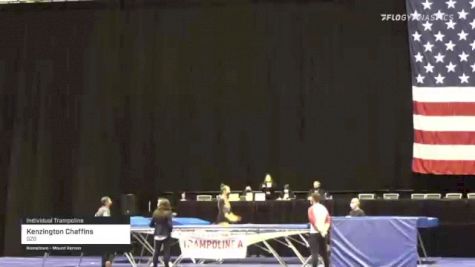 Kenzington Chaffins - Individual Trampoline, GZG - 2021 USA Gymnastics Championships